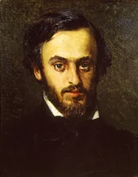 Portret van Emilio Villari 1836-1904, 1855-1858