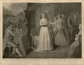 Het Proces van Marie Antoinette, Koningin van Frankrijk, 14 oktober 1793