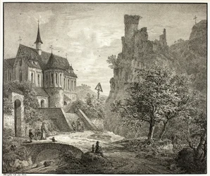 Kerk bij Kobern aan de Moezel