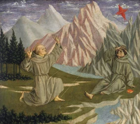 Sint Franciscus ontvangt de stigmata