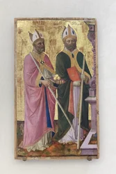 Heiligen Nicolaas en Justus, deel van het altaarstuk