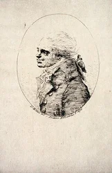 Jean-Louis Duport (1749-1819) gegraveerd door Frederic-Desire Hillemacher (1811-86) 1876