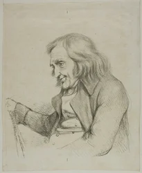 Portret van een oude man