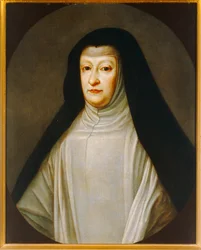 Marianne van Oostenrijk, dochter van Ferdinand III, vrouw van Felipe IV, haar oom ...