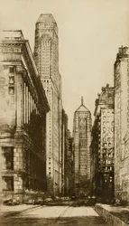 Chicago, het hart van Chicago (avond)