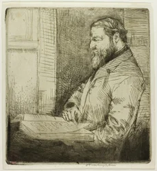Portret van Franse Student