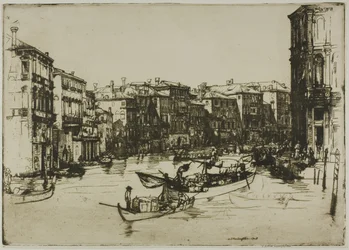 De markt, Venetië