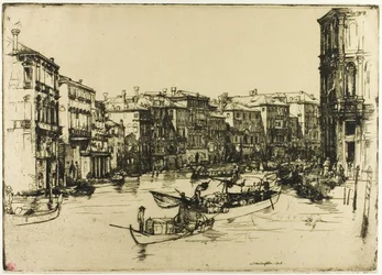 De markt, Venetië