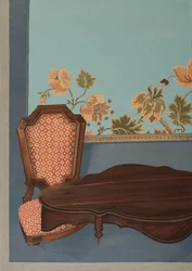 Interieur met meubels