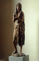 Boetvaardige Magdalena van Donatello (ca. 1386-1466), houten beeld