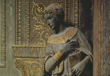 De Cavalcanti-annunciatie: detail van de Maagd, ca. 1435