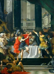 Alexander de Grote Bedreigd door Zijn Vader, waarschijnlijk 1700-1705