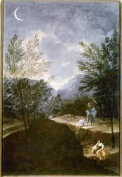 Astronomische waarneming. 1711. (olieverf op doek)