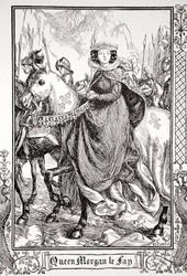 Koningin Morgan le Fay, 1905