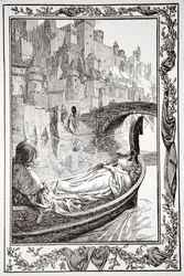 De schuit dreef de rivier af, 1905