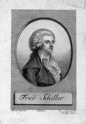 Portret van Friedrich von Schiller 1759-1805
