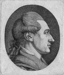 Portret van de auteur Johann Wolfgang von Goethe 1749-1832