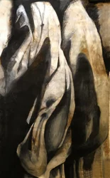 Abstracte gedrapeerde vormen