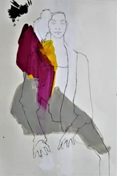 Abstracte modefiguur