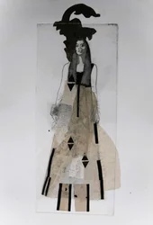 Abstracte modefiguur