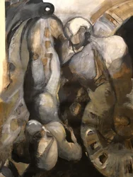 Abstracte menselijke figuren