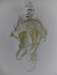 Abstracte naaktfiguur