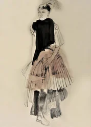 Couture-mode-illustratie