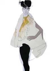 Elegant modefiguur