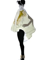 Elegante mode-illustratie