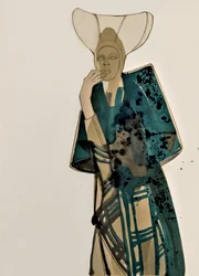 Elegant modeportrait