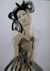 Elegant modeportrait