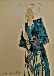Elegante mode in blauwgroen