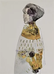 Profiel van een elegante vrouw