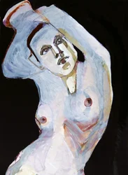 Etherisch naaktfiguur