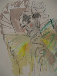 Expressief vrouwenportret