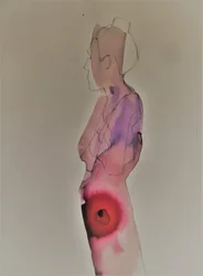 Vrouwelijke vorm rood