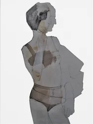 Een gefragmenteerde figuur uit de modewereld