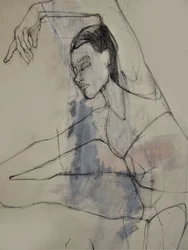 Schets van een gracieuze danseres