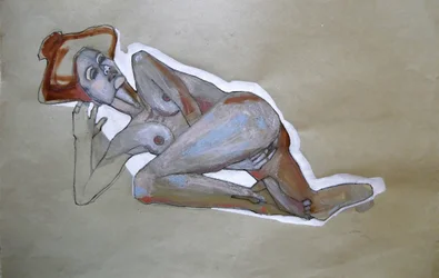 Liggende vrouw