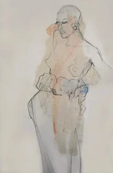 Sereen vrouwenfiguur