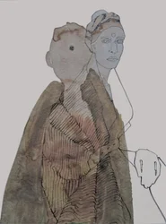 Portret van een serene vrouw