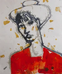 Stijlvol portret in inkt