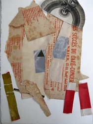 Vintage papiercollage