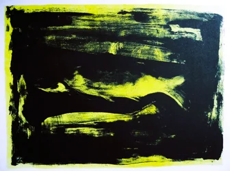 Levendige abstracte penseelstreken