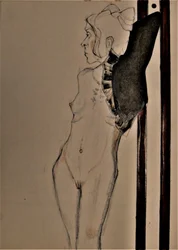 Naaktfiguur met vleugels