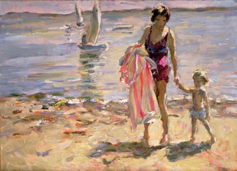Strandscène, II