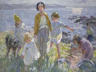 Vakantie (olieverf op doek)