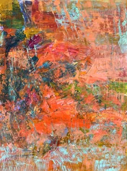 Levendig koraal – abstract