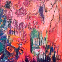 Levendige bloemendroom