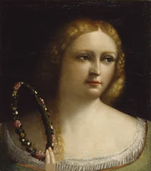 Vrouw met een Krans